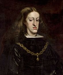 Karl II. von Spanien wurde geistig und körperlich behindert geboren, wahrscheinlich verursacht durch Inzucht im Haus Habsburg