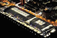 Rhine Gallery Night Aerial Photo (May 2011)