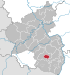 Lage der Stadt Kaiserslautern in Rheinland-Pfalz