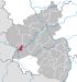 Lage der Stadt Trier in Rheinland-Pfalz