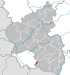 Lage der Stadt Zweibrücken in Rheinland-Pfalz