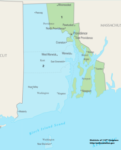 Rhode Islands kongresdistrikter siden 2013  