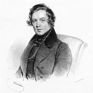 Robert Schumann în 1839.