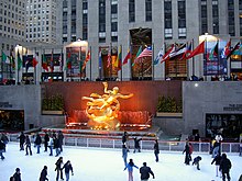 El Rockefeller Center alberga los estudios de la NBC.  