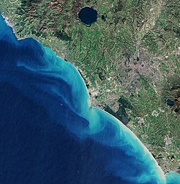 Satellite image of Rome