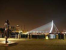 Erasmusbrigde set fra den gamle havn  