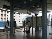 Andén de la estación  