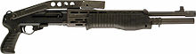 SPAS-12, varsi taitettuna  