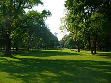 Janko Kráľ Park in Petržalka, one of the oldest public parks in Europe