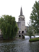 St Girons' Church by the Salat river