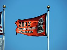 2012 World Series Champions Flag at AT&amp;T Park