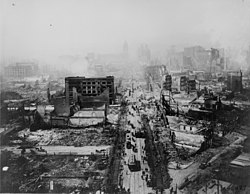 Jordbävningen i San Francisco, Kalifornien, någon gång 1906