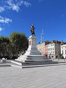 Lamartine's statue in Mâcon