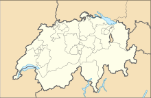 Map of Switzerland after an intended annexation of Vorarlberg in 1919