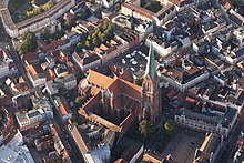 Historic old town around the cathedral