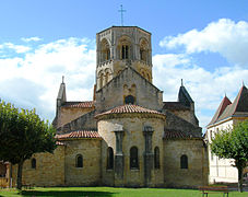 Church in Semur-en-Brionnais, Saône-et-Loire.
