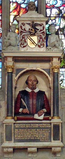 Shakespeare' gravmonument  