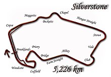 Silverstone, zoals gebruikt in 1991-1993
