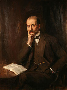 Sir Adrian Boult (painting by the japan. Painter Ishibashi Kazunori (1876-1928))