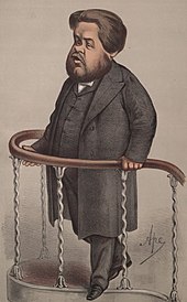 En karikatur af Spurgeon