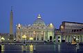 The basilica, in early morning