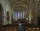 Saint-Pierre church in Gourdon. Interior.