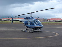 Amerikkalainen siviililentokone Bell 206B.