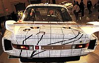 Frank Stellan maalaama auto  