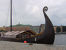Drakkarjeva ladja v Stockholmu.