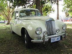 Un Sunbeam-Talbot inglés, de finales de los años 40  
