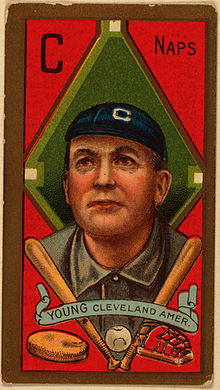 Scheda di baseball Cy Young 1911