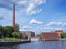 Industrial buildings on the Tammerkoski Stream