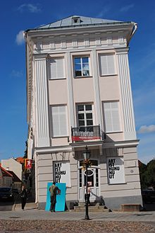 Exhibition building of the Tartu Art Museum in Tartu, Estonia