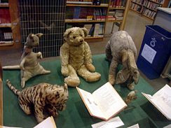 Esialgsed Winnie Puhhi täidisega loomad.