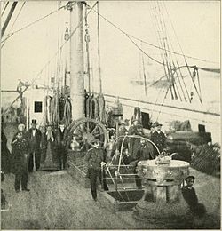 Nave russa nel porto di New York durante la guerra civile americana