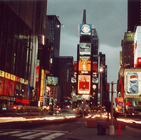 Times Square om natten