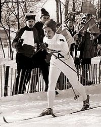Toini Gustafsson během zimních olympijských her 1968.