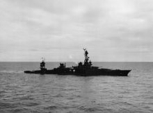 USS Chicago synker den 30. januar under slaget om Rennell Island.  