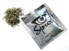 Maišelis "Spice" prekės ženklo sintetinių kanapių