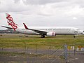 Virgin Australia B737 on the tarmac