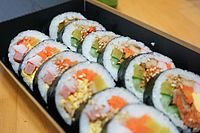Корейско суши (Gimbap).  