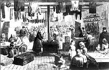 midlertidige indkvarteringer for Volga-tyskere i det centrale Kansas, 1875  