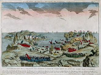 Prancūzų atvykimas į Sent Džoną, Niufaundlendą, 1762 m.