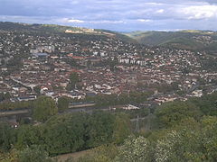 View of Figeac from Cingle-Haut