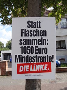 Poster for the federal election 2013