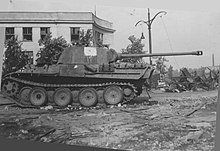 Two Panzerkampfwagen V Panther were used by the Polish Home Army.