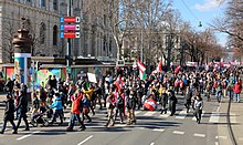3rd major demonstration on 6 March 2021 in Vienna