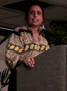 LaDuke på Dream Reborn-konferencen, april 2008  