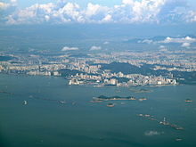 Vue sur la ville de Zhuhai