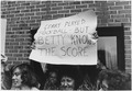 Women cheer Betty Ford for her work as an American feminist (1975)